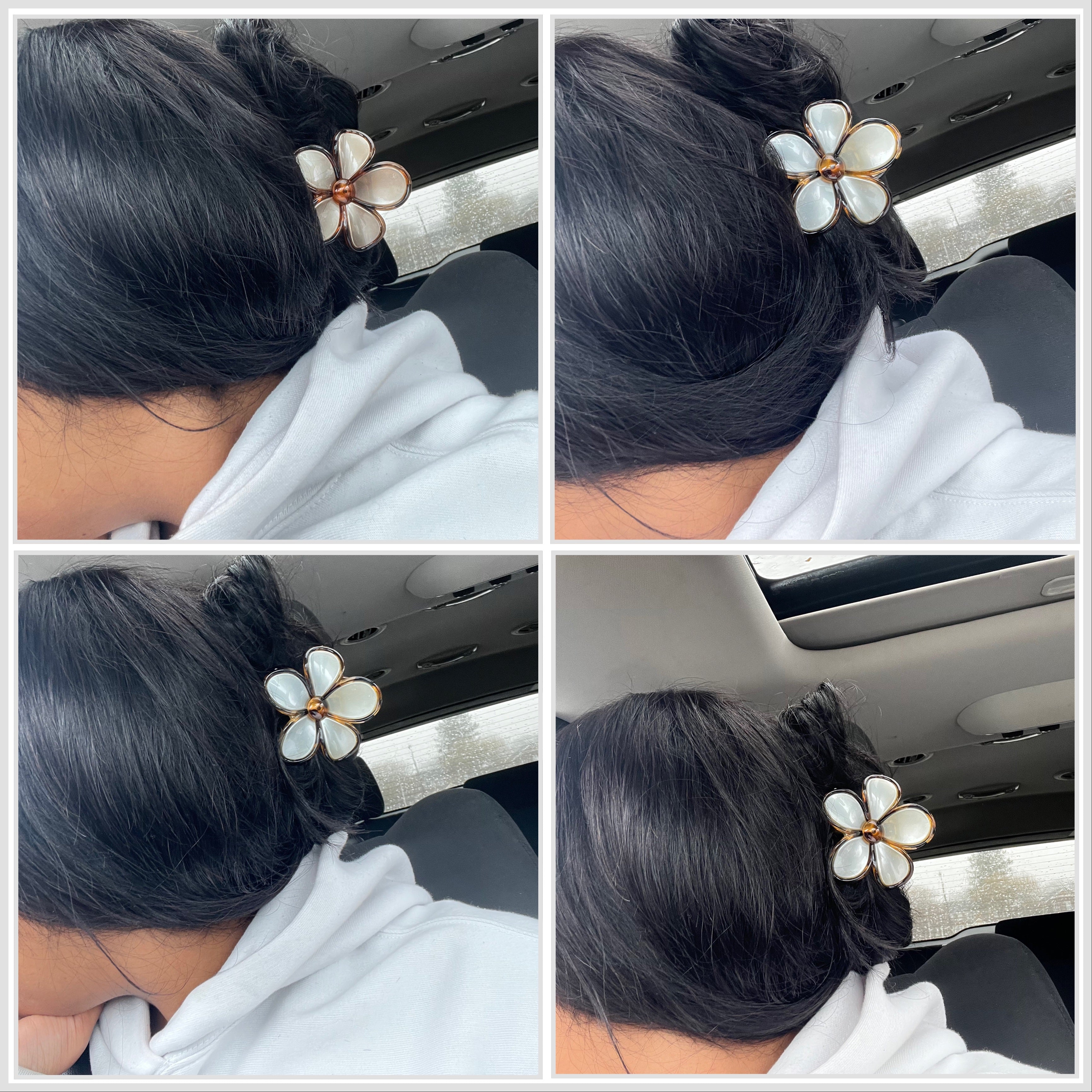 90s Flower Hair Clips